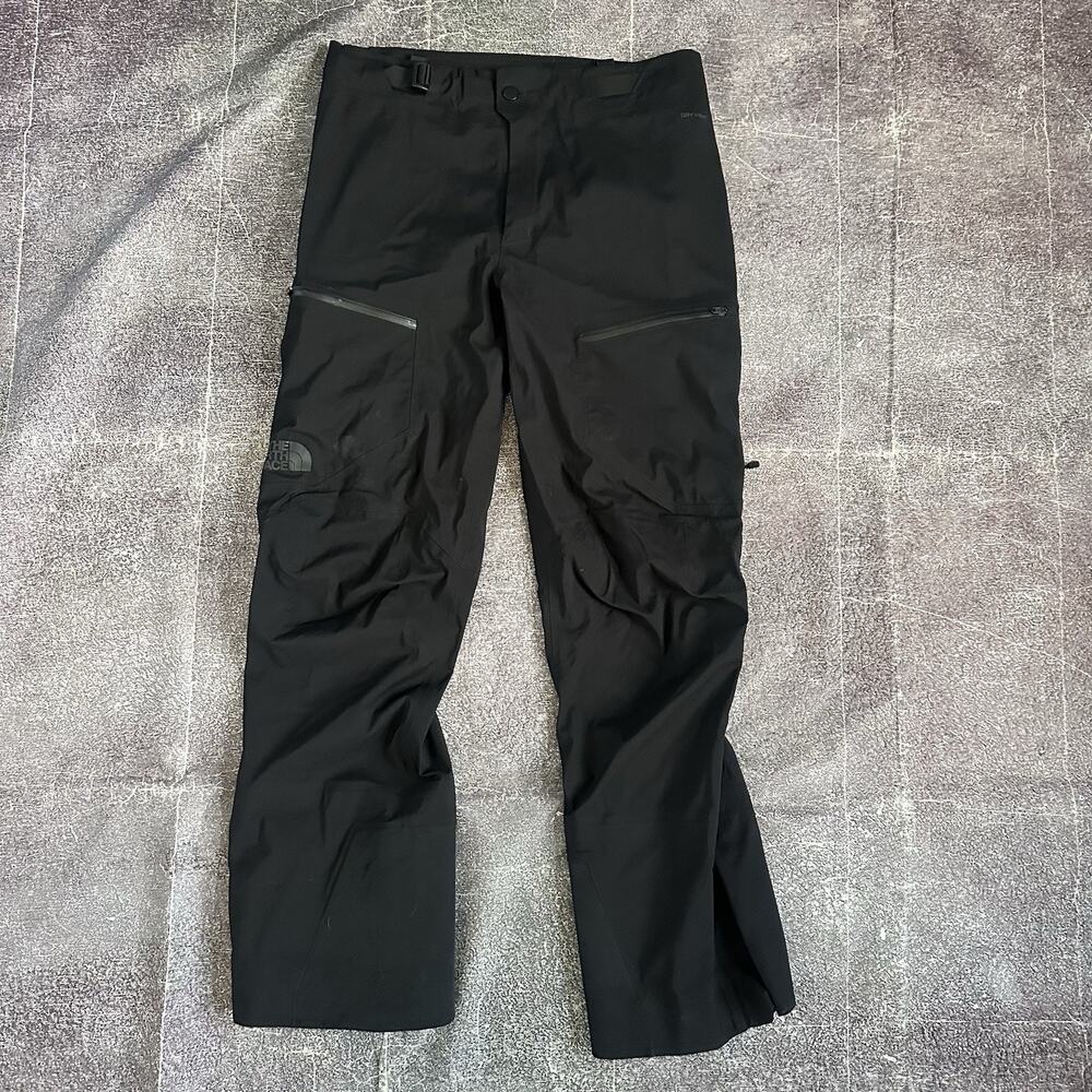 Men's The North Face Shedder Dryvent All Black Winter Snowboard Ski Pants Sz M